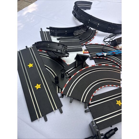 Vintage First Mario Kart Slot Car track, controllers and cars. Works! - Picture 3 of 6